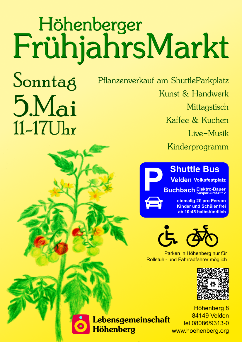 Plakat Frühjahrsmarkt