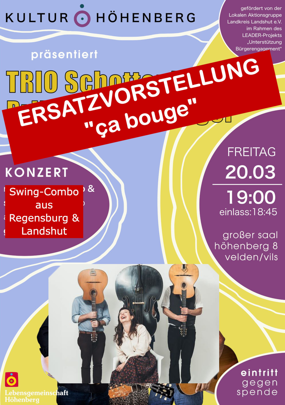 Plakat Ersatzvorstellung