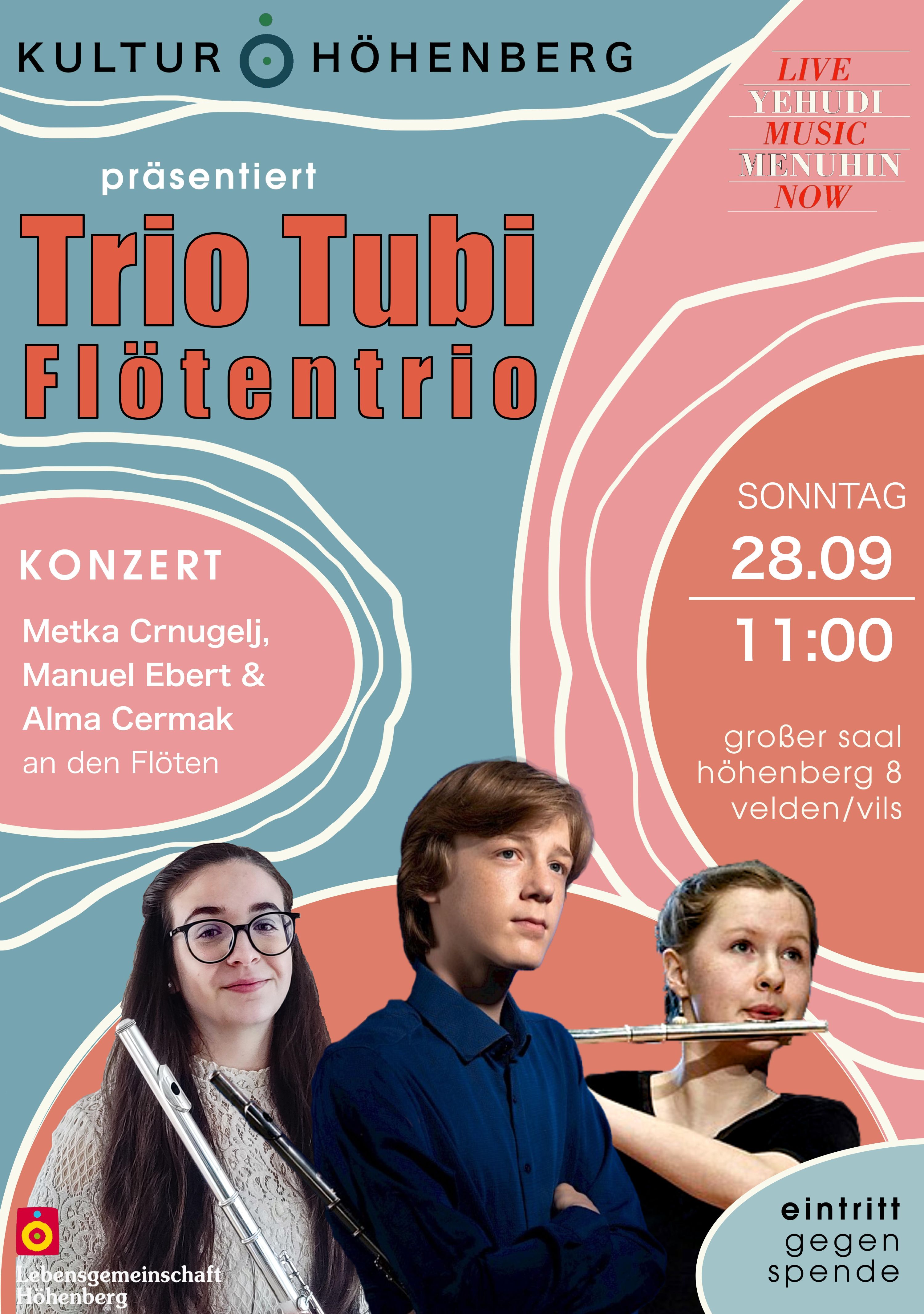 Konzert Trio Tubi Flötentrio