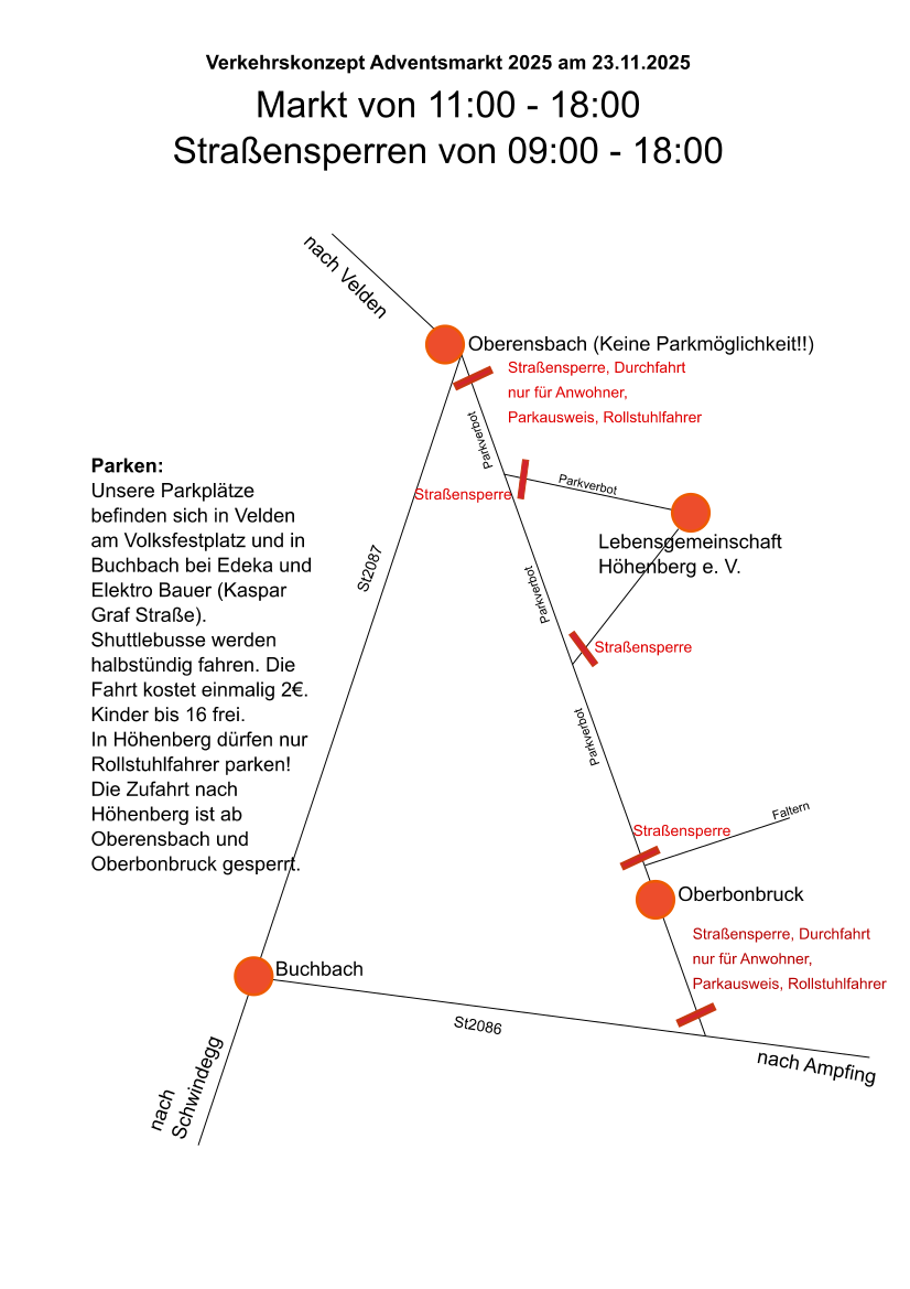 Verkehrskonzept Adventsmarkt  2024